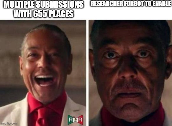 gus fring | MULTIPLE SUBMISSIONS WITH 655 PLACES; RESEARCHER FORGOT TO ENABLE | image tagged in gus fring | made w/ Imgflip meme maker