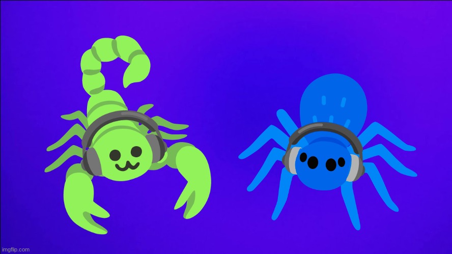 The Arachnid Brothers under UV light.mp3 | made w/ Imgflip meme maker
