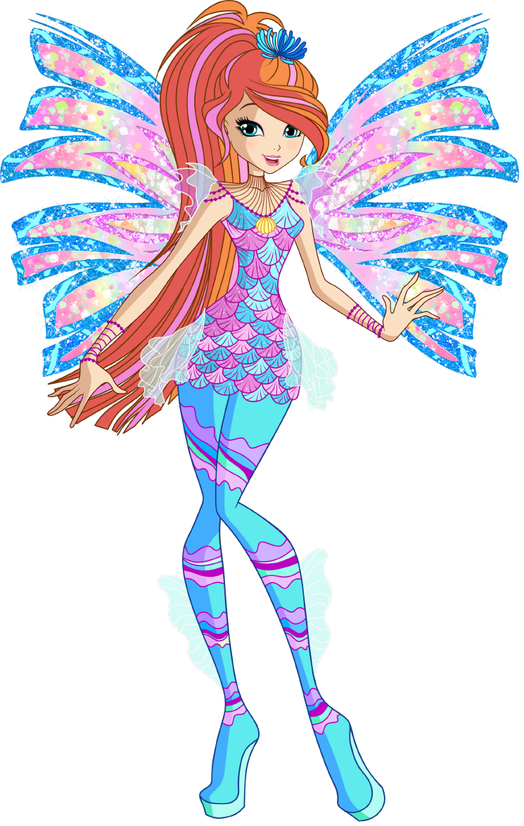 High Quality Winx Club Bloom Sirenix Season 8 Blank Meme Template