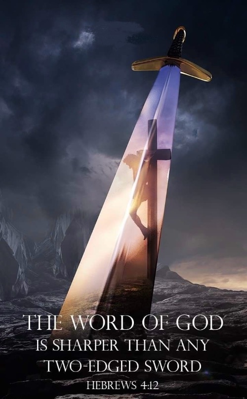 Hebrews | image tagged in bible,bible verse of the day,christianity,sword,art,christians christianity | made w/ Imgflip meme maker