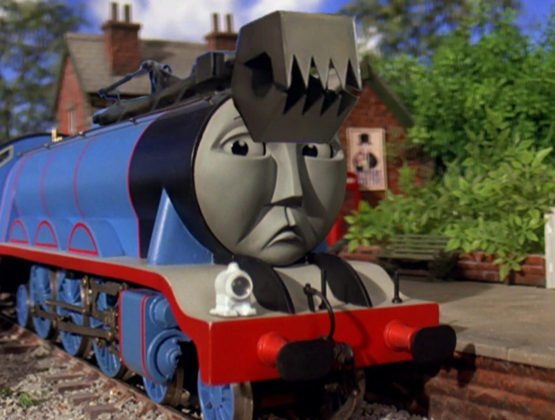 Gordon but with Diesel 10's claw Blank Meme Template