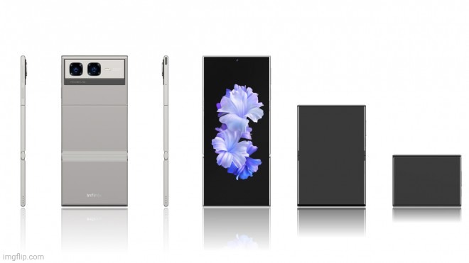 Infinix Zero Mini Tri-Fold Concept Shown In MWC 2025 Barcelona | image tagged in infinix zero mini tri-fold | made w/ Imgflip meme maker