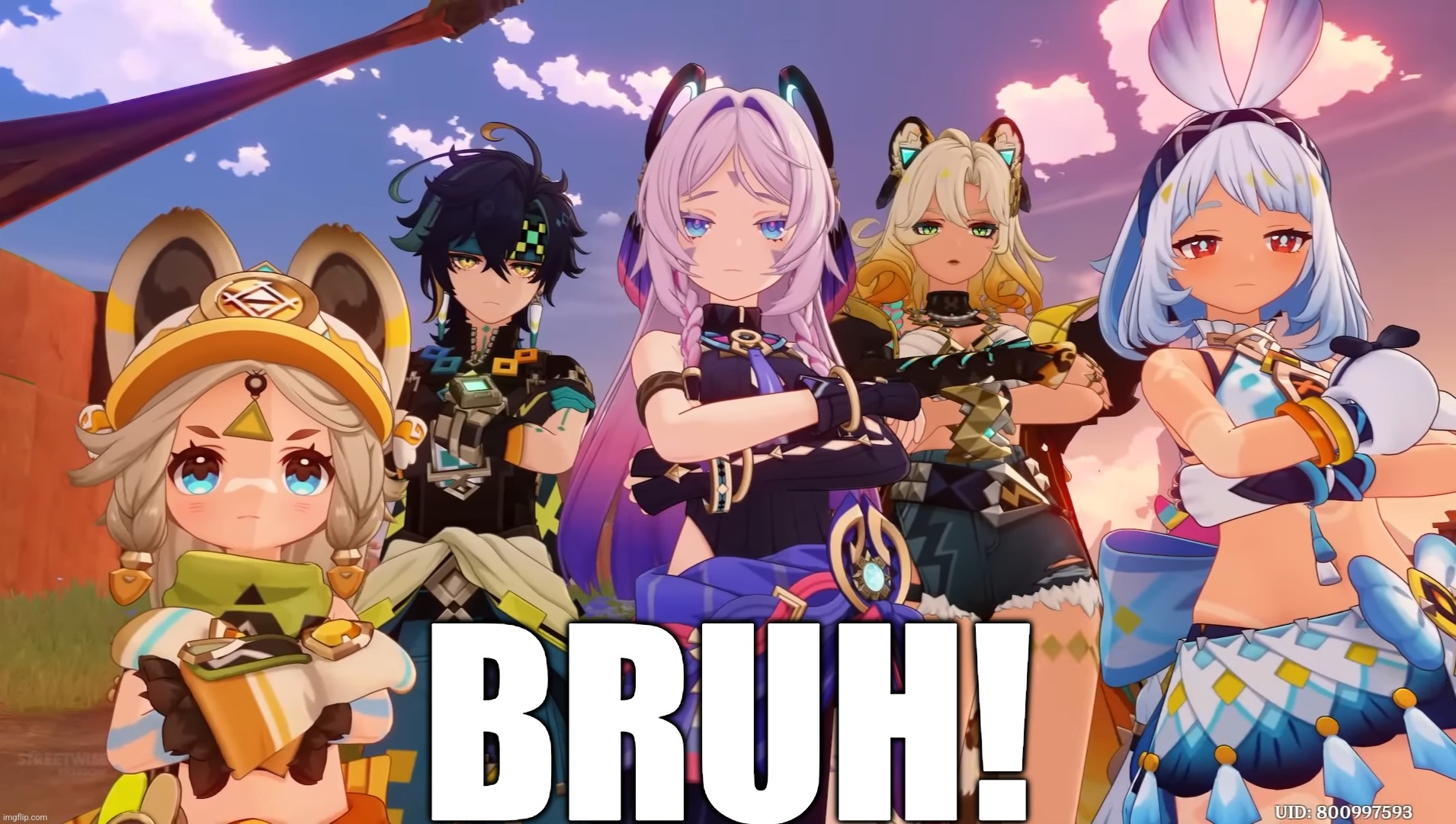 BRUH! Blank Meme Template