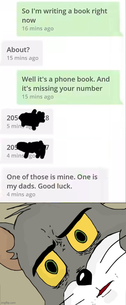 One wrong move could spell disaster... | image tagged in memes,unsettled tom,text messages,funny,front page | made w/ Imgflip meme maker