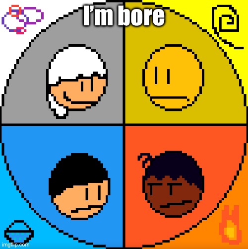 sorta isekai icon | I’m bore | image tagged in sorta isekai icon | made w/ Imgflip meme maker