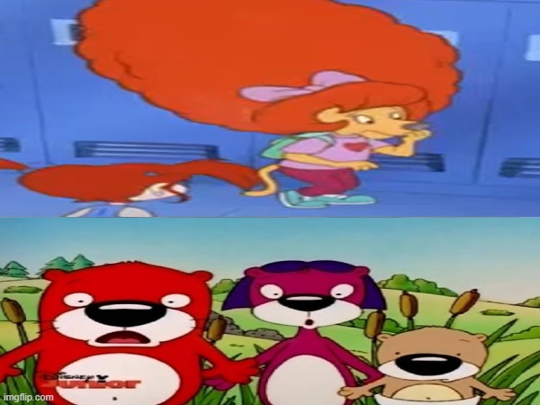 Peanut, Butter and Jelly sees Kate's giant braid | made w/ Imgflip meme maker