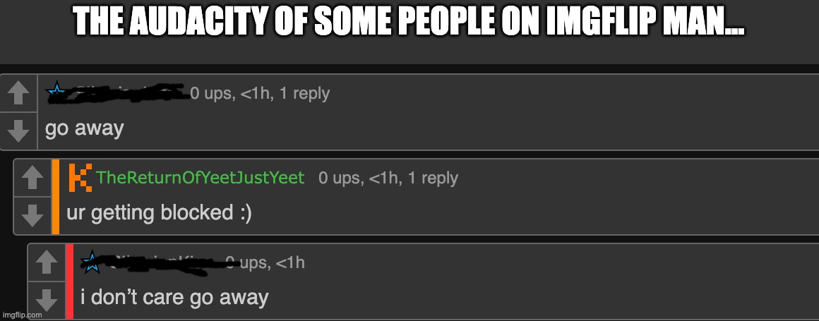 seriously?? | THE AUDACITY OF SOME PEOPLE ON IMGFLIP MAN... | image tagged in bruh | made w/ Imgflip meme maker