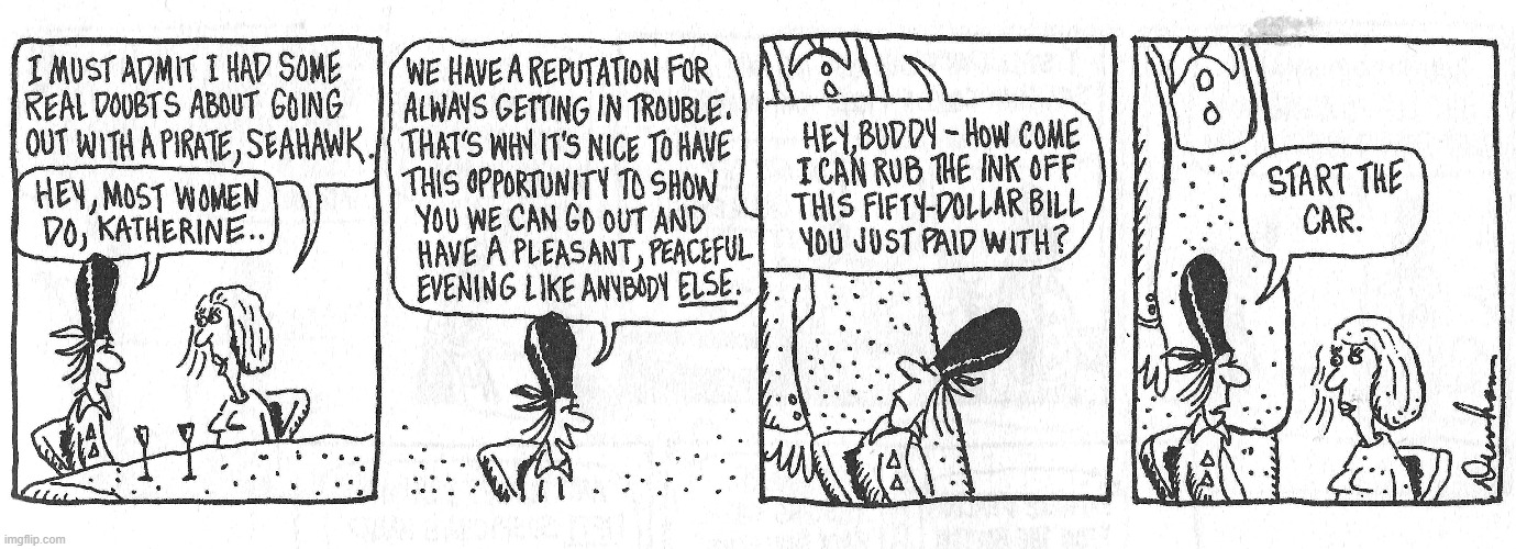 Classic Overboard | image tagged in comics | made w/ Imgflip meme maker