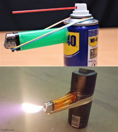 diy flamethrower | image tagged in diy | made w/ Imgflip meme maker