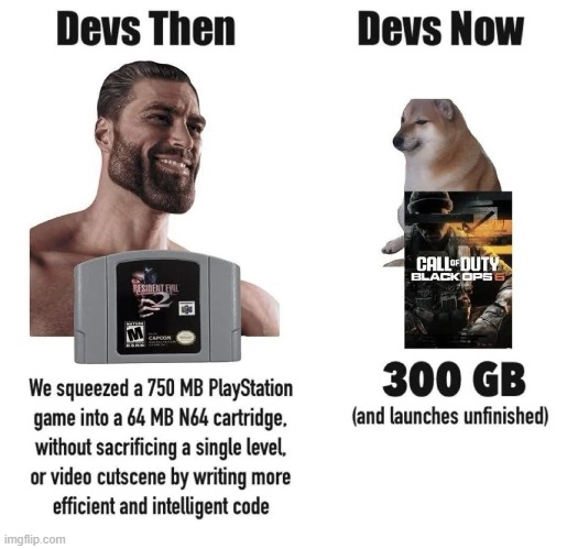 90s Game devs were something else | image tagged in memes,funny,90's,gaming,so true,then vs now | made w/ Imgflip meme maker