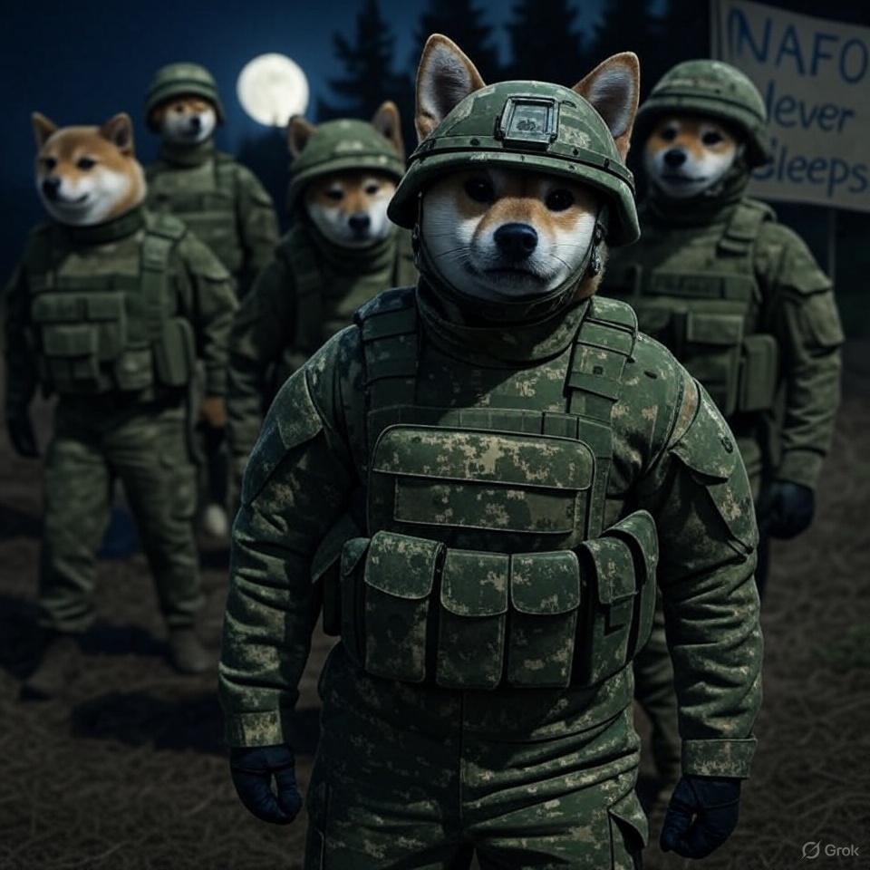 NAFO After Dark Blank Meme Template