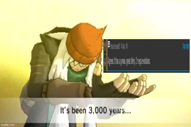 It's been 3000 years | image tagged in it's been 3000 years | made w/ Imgflip meme maker
