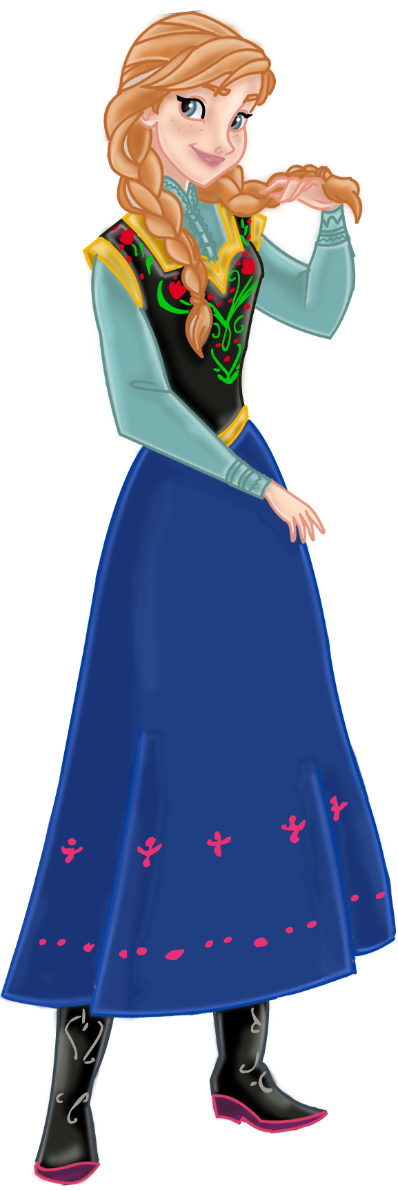 PNG Anna Frozen Blank Meme Template
