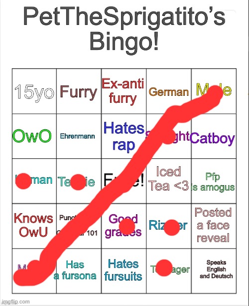 PetTheSprigatito’s bingo! | image tagged in petthesprigatito s bingo | made w/ Imgflip meme maker