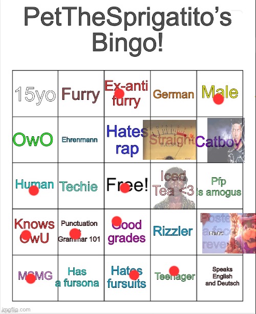 Hate this guy | image tagged in petthesprigatito s bingo | made w/ Imgflip meme maker