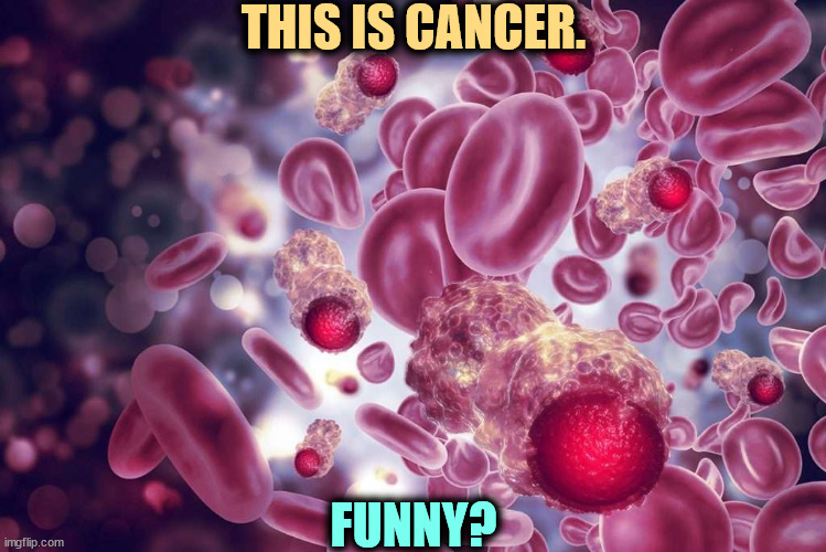 Just asking. | THIS IS CANCER. FUNNY? | image tagged in joe biden,cancer,jokes,funny,republicans,maga | made w/ Imgflip meme maker