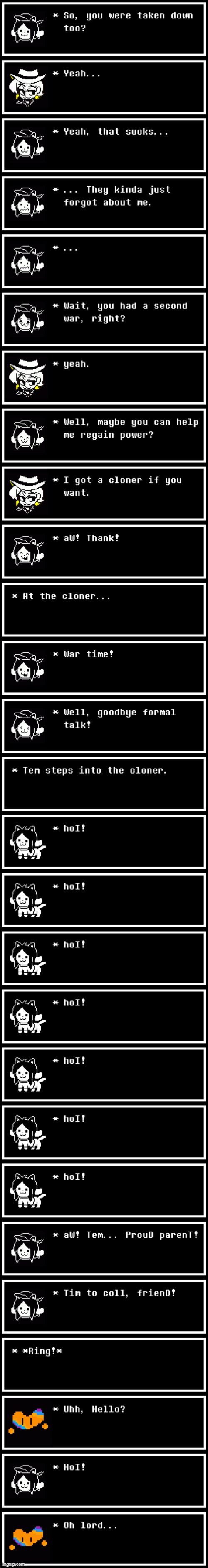 Tem war 2: Beginning. | made w/ Imgflip meme maker