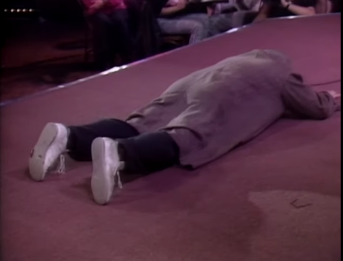 High Quality Sam Kinison Laying Down Blank Meme Template