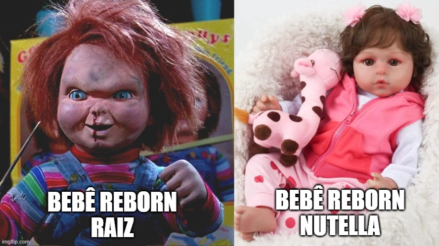 Bebe Reborn Raiz x Bebe Reborn Nutella | BEBÊ REBORN
NUTELLA; BEBÊ REBORN
RAIZ | image tagged in bebe reborn raiz e nutella | made w/ Imgflip meme maker