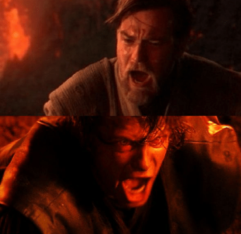 Obi-Wan vs Anakin Blank Meme Template
