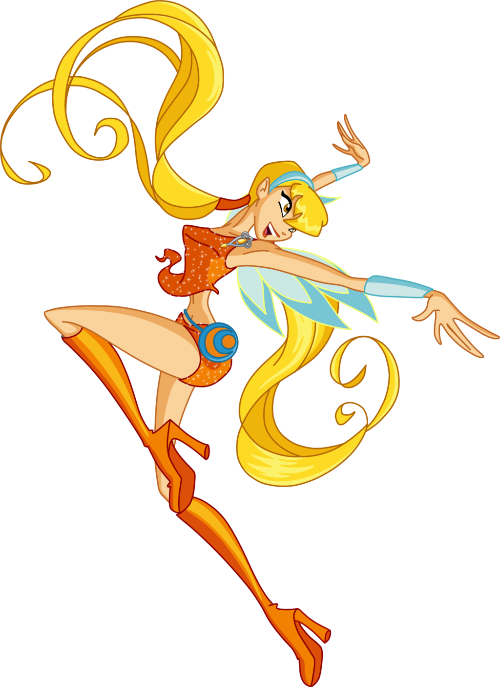 Winx Club Stella Charmix Blank Meme Template