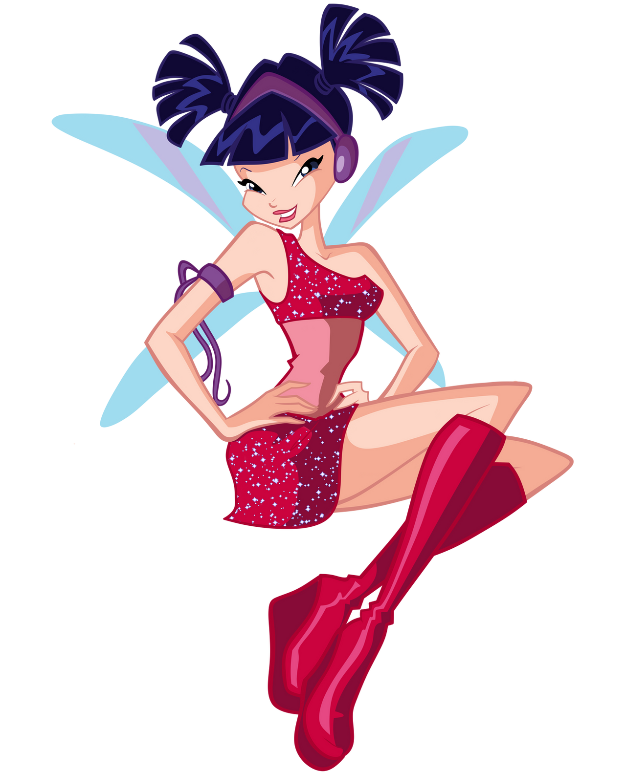 Winx club Musa 1 season charmix base HD Blank Meme Template