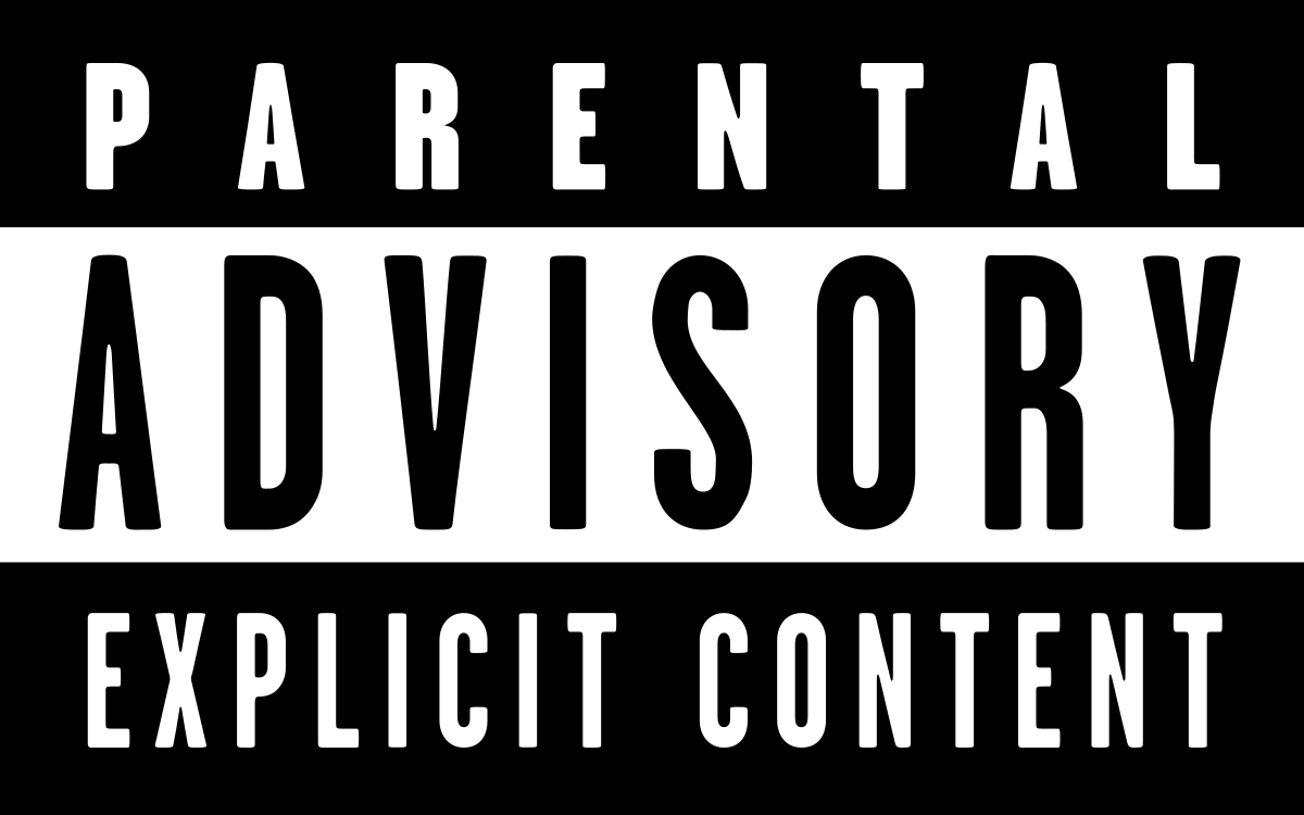 parental advisory explicit content Blank Meme Template