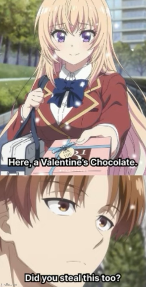 image tagged in classroom of the elite,ayanokoji,ichinose | made w/ Imgflip meme maker