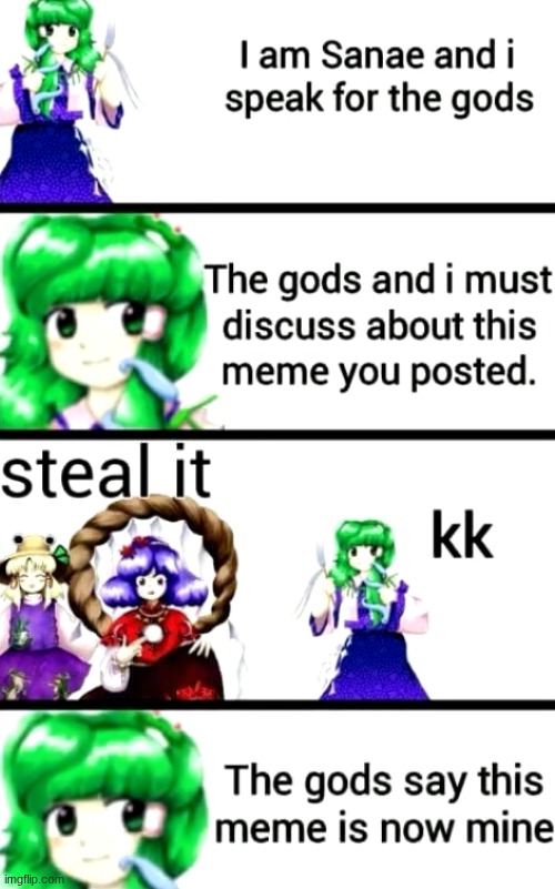 image tagged in touhou | made w/ Imgflip meme maker