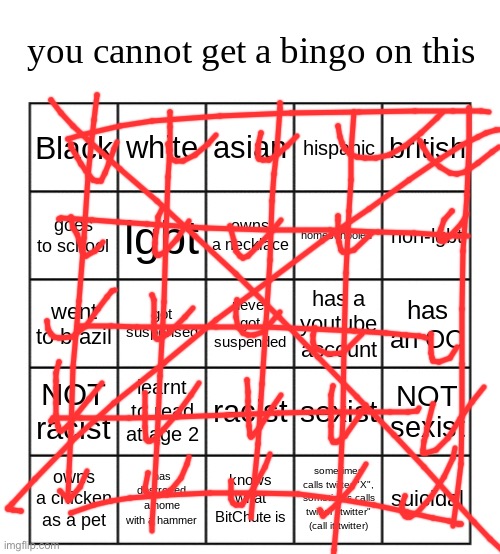So many bingos!!! | image tagged in you simply just cant | made w/ Imgflip meme maker