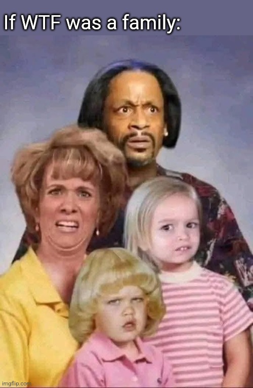Family Portrait | If WTF was a family: | image tagged in wtf,family,portrait | made w/ Imgflip meme maker