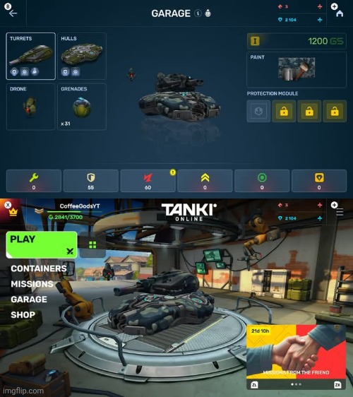 Tank upgrade | image tagged in tanki online,gaming,video games,nintendo switch | made w/ Imgflip meme maker
