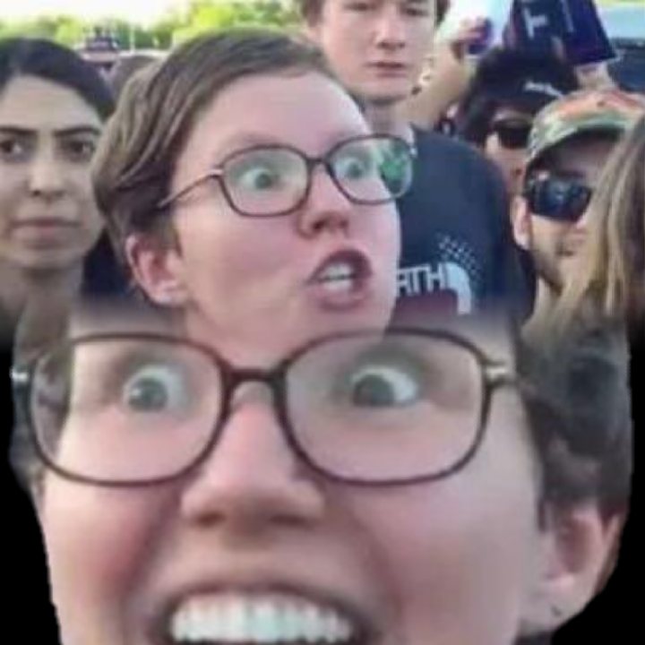 Crazy liberal Blank Meme Template