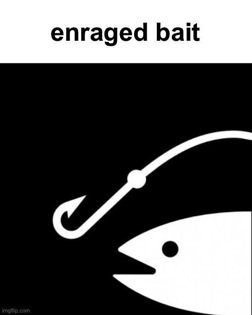 Made a bit of rage bait | enraged bait | image tagged in this is bait template | made w/ Imgflip meme maker