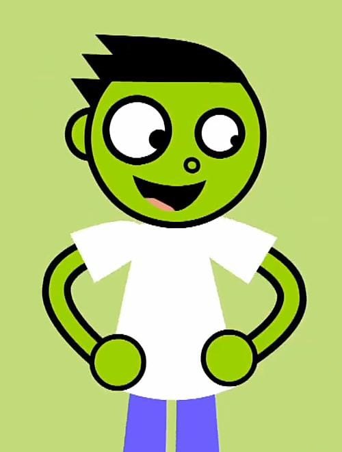 Windows 8 Green Boy Blank Meme Template