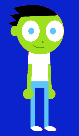 Windows 10 Green Boy Blank Meme Template