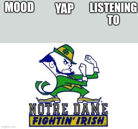 High Quality Notre_Dame_fan102's Second Announcement Temp Blank Meme Template
