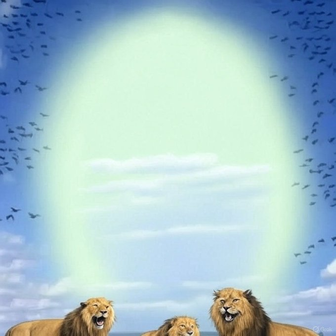 High Quality RCB Lion trend Blank Meme Template