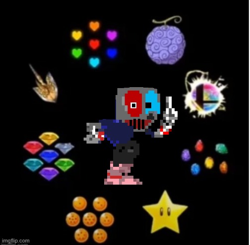 repost with ur oc on it | image tagged in most powerful character | made w/ Imgflip meme maker