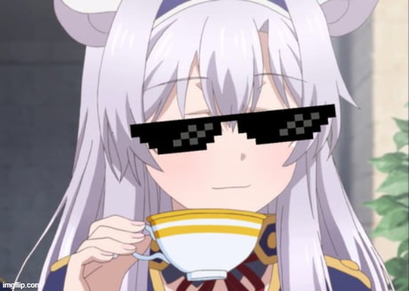 image tagged in anime,sunglasses | made w/ Imgflip meme maker