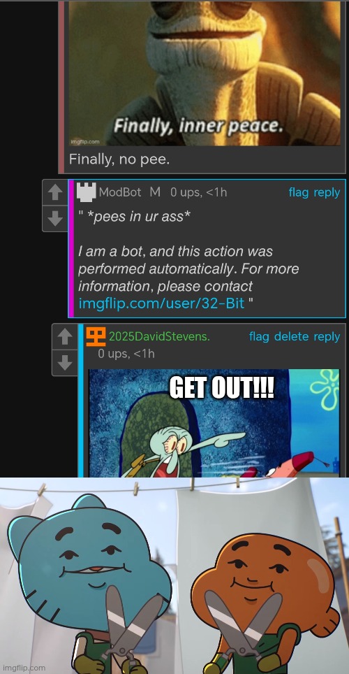 Why | GET OUT!!! | image tagged in you have lost _ privilege | made w/ Imgflip meme maker