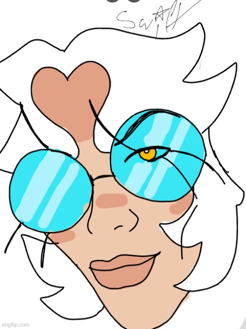 my OC as sigma (sloppy ah coloring) | made w/ Imgflip meme maker