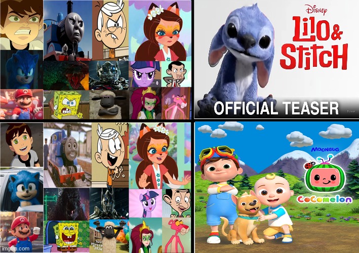 Random People Love Cocomelon over 2028 Lilo and Stitch | image tagged in lilo and stitch,2028,cocomelon | made w/ Imgflip meme maker