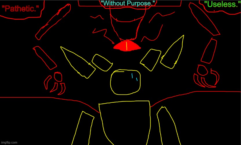 AXOM trying to mess with Boltamus's head | made w/ Imgflip meme maker