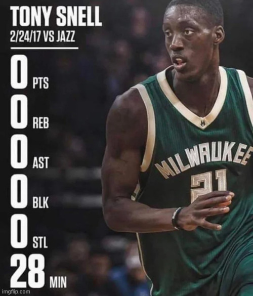 tony snell 0-0-0-0-0-28 | image tagged in tony snell 0-0-0-0-0-28 | made w/ Imgflip meme maker