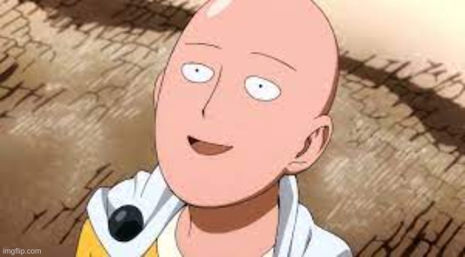 image tagged in bald sitama | made w/ Imgflip meme maker