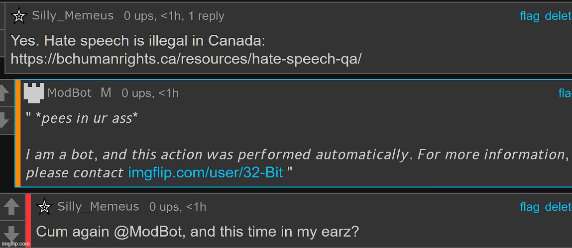 Iz ModBot ok? | made w/ Imgflip meme maker
