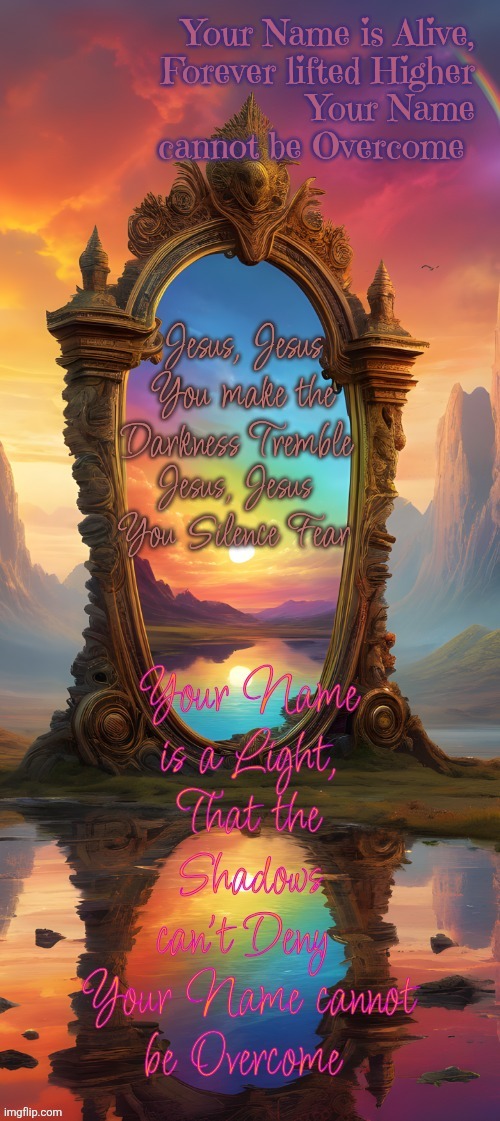 Darkness Tremble | image tagged in jesus christ,jesus,beautiful nature,colorful | made w/ Imgflip meme maker