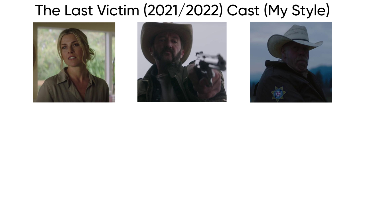 The Last Victim (2021/2022) Cast (My Style) Blank Meme Template