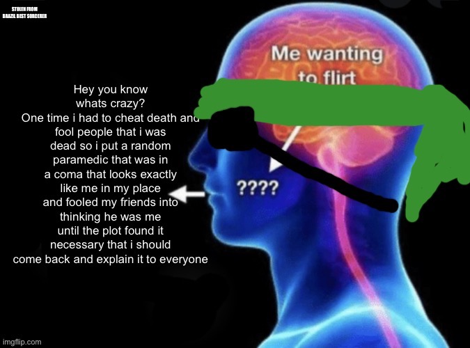 STOLEN FROM BRAZIL BEST SORCERER | made w/ Imgflip meme maker